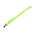 Reflective neon green bungee dog leash with heavy duty shock absorbing elastic design - Single Elastic Rope / Fluorescent Green