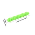 Green TPR spiked chew toy for dogs, 18cm teething stick for interactive play session - Small (18cm) / Green