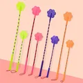 Durable pet training whips with paw-shaped heads available in various colors and sizes - Large (62cm) / Pink