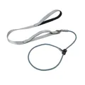 Integrated slip lead training leash with padded handle and adjustable stopper - 6mmx150cm / Gray