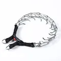 Collar de entrenamiento profesional de púas metálicas con hebilla de liberación rápida negra - Negro Reflectante Estilo Estándar / 2.5mm*35cm