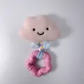 Dettaglio del giocattolo per animali a nuvola con anello per la dentizione rosa - Fiore di Prugno in Striscia di Tessuto Nuvola / 19*11cm