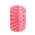 Spazzola massaggiante angolare per gatti in silicone rosa, strumento per auto-pulizia - Standard / Rosa