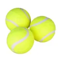 Trois balles de tennis jaunes durables pour chiens, pour mâcher et jouer. - Pack de 1 Pièce (Diamètre 6,3cm) / Balle de Tennis Vert Néon