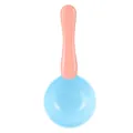 Cuchara para comida de mascotas rosa y azul con clip de sellado de bolsas integrado - Azul Rosa