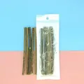 Natural wood silvervine cat chew sticks set, durable dental cleaning toy with bag - Silvervine Stick / Set of 5