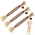 Natural silvervine cat chew sticks with raffia and gall fruit for cat dental care - Classic Raffia (Cross-border)