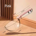 Cuchara rosa multifuncional para comida de mascotas con clip de cierre y medidas - Rosa