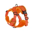 Leuchtend orangefarbenes reflektierendes Hundegeschirr mit atmungsaktivem Mesh-Gewebe - S (1,5-3kg) / Einzelnes Geschirr (Ohne Leine) / Orange