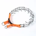 Collar de adiestramiento profesional para perros con púas y correa naranja ajustable - Naranja Reflectante Estilo Estándar / 2.5mm*35cm
