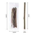 Natural silvervine Matatabi sticks for cat dental health, 170mm packaging size - Diameter approx 0.6cm / Silvervine Molar Sticks 5-Pack