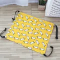 Adjustable yellow cat hammock with duck pattern for pet cage hanging sleep bed - Yellow Chick