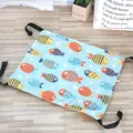Adjustable hanging cat hammock for cage with colorful cartoon fish pattern design - Turbot
