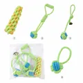 Durable 4-piece cotton rope dog chew toy set for small and medium breed pets - Best-selling 4-Piece Set / Four-Piece Set