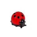 Cute ladybug-shaped rotating catnip ball toy for cats in vibrant red and black design - Beetle Black and Red