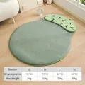 Grüne Haustier-Kühlmatte für Hunde und Katzen mit niedlichem Panda-Muster-Kopfkissen. - S / Frischer Panda Stil