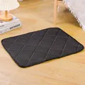 Black diamond quilted pet cooling mat for summer sleep comfort and breathable support - 60*45cm / Waterproof Oxford Cloth / Black