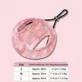 Cappello da sole per animali tie-dye rosa con cinturino regolabile e tabella delle taglie - Taglia S / Rosa