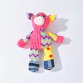 Giocattolo di peluche maialino per cani con diverse texture per la dentizione - Maiale Rosa / Rosa