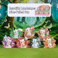 Detailed collection of colorful nine-tailed fox blind box figurines in mythical forest - Full Box Set / -505 Splendid Landscapes Nine-Tailed Fox 6 Pcs