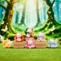 Assorted set of six colorful nine-tailed fox blind box figurines for home decor - Full Box Set / 3294 Jiuwei Yunxi (6 Pieces)