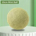 Pelota de hierba gatera natural de 10cm para gatos para rechinar dientes y jugar - Bola Grande de Hierba Gatera Comprimida / Diámetro 10cm