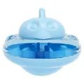 Jouet culbuto pour chat en forme de poussin bleu avec distributeur de nourriture lent. - Bleu