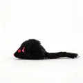 Soft plush black mouse cat toy with pink ears for interactive pet indoor play - 1 Piece Random Color / Black Small Mouse