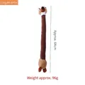 Jouet en peluche interactif renard à long cou pour chien, sonore, longueur 64 cm - Renard à Long Cou