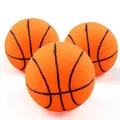 Orange squeaky dog toy basketball set for interactive training and chewing - Squeaky Basketball / 6.5cm Diameter