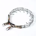 Collar de adiestramiento para perros de metal con tela de camuflaje y hebilla - Camuflaje Café (Estilo Estándar) / 2.5mm*35cm