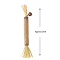 Bastoncino da masticare per gatti in Silvervine con corda in sisal e galla, circa 22cm. - Silvervine Piccolo (22cm)