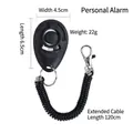 Clicker de entrenamiento para perros negro con correa de muñeca extensible de 120 cm - Clicker Negro