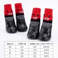 Chaussettes imperméables antidérapantes pour chiens et chats avec un tableau des tailles - XS / Style Ours
