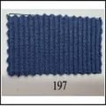 Macro close-up van blauw geribbeld stofmonster 197 voor herfst slim fit damestop - L / Tops / Blauwgroen 197#