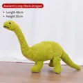 Giocattolo cigolante per cani brachiosauro in velluto ananas verde - Brachiosauro / 1 Pezzo