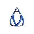 Detailed view of the blue nylon adjustable dog harness vest for small to large dogs - S / Single Harness (Without Leash) / 6mmx1.5m / Blue