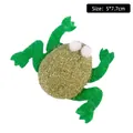 Juguete interactivo para gatos con forma de rana y hierba gatera, ideal para morder - Juguete de Rana con Hierba Gatera / 5x7.7cm / Verde
