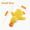 Kleines gelbes Plüschente-Spielzeug für Hunde mit Maßen von 25 cm und 22 cm als SKU-Variante - S
