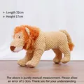 Giocattolo per cani a forma di leone in morbido pile di ananas, misura 32x17cm - Leone / 1 Pezzo