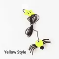 Gioco interattivo per gatti a forma di ragno giallo con campanello e ventosa - Stile Ragno Giallo / Giallo