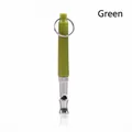 Silbato profesional ultrasónico para entrenamiento de perros con funda verde - Verde