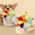 Giocattolo frisbee di peluche per cani con simpatico design a forma di anatra - Stile Paperella Gialla