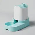 Distributeur automatique de nourriture et d'eau pour animaux en bleu clair et blanc - Distributeur Bleu 1.8L