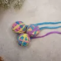 Bunte Katzen-Spielzeugbälle aus Garn mit langen Schwänzen für die Unterhaltung - Farbe 2