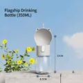 Draagbare 350 ml drinkfles voor honden met kattenoor-ontwerp en draagriem - 350ML Drinkfles / Lichtgrijs