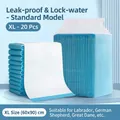 Premium absorbent XL pet training pads 60x90cm thickened leak-proof dog potty mats 20 count - Regular Extra Large (20 Sheets)