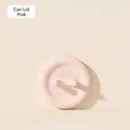 Soft pink flexible silicone seal lid for cat canned food storage and keeping fresh - Dinosaur Can Lid / Pink