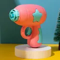 Lindo juguete de pistola de burbujas rosa y turquesa para gatos y niños - Lanzador de Discos OVNI / Rosa Macaron