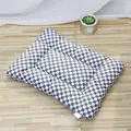 Breathable pet cushion mat with stylish black and white checkered pattern for dogs - Checkerboard (Non-removable) / Size 1 27*40cm (For pets within 1.5kg) / Black and White